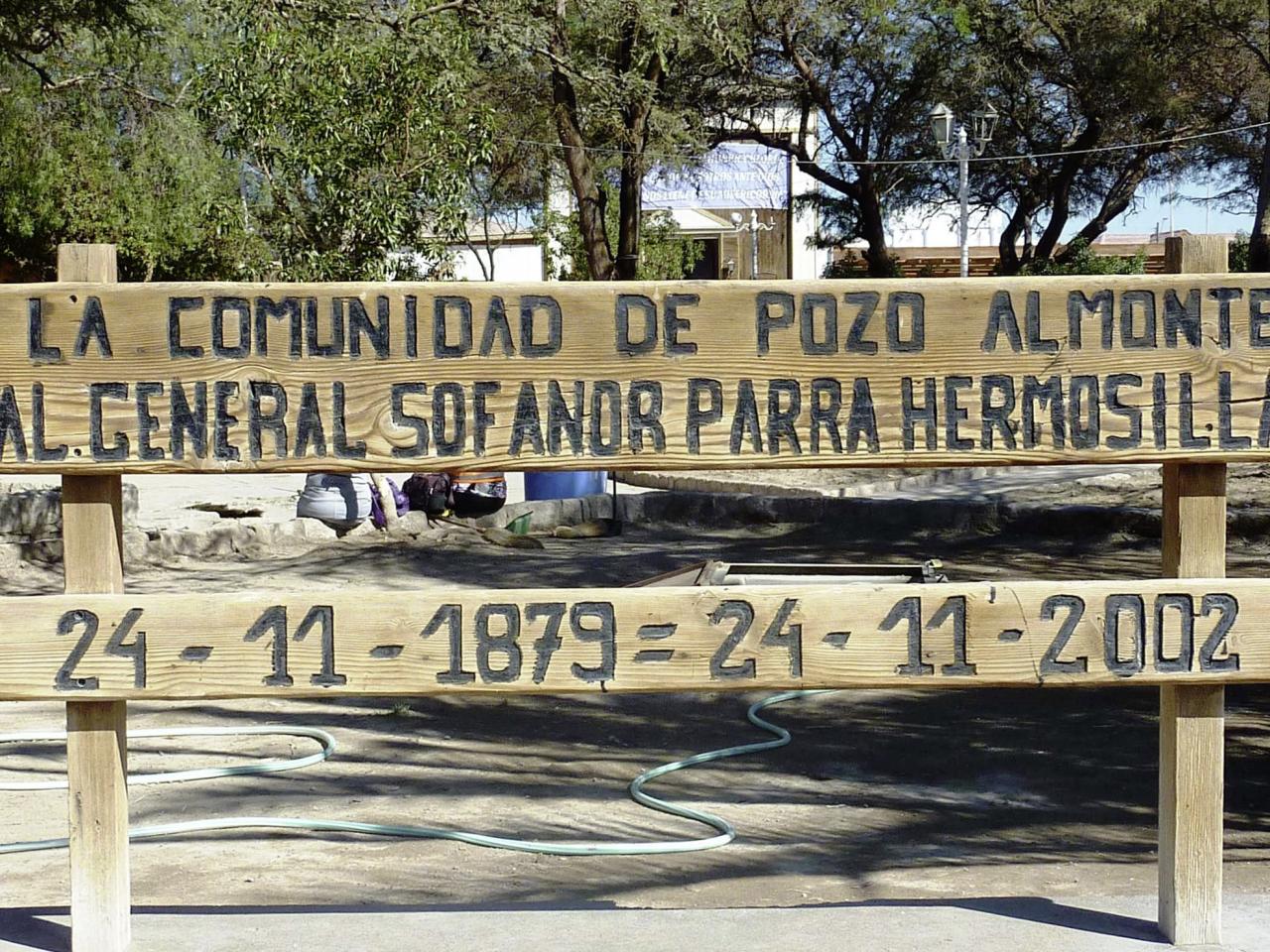 Imagen del monumento General Sofanor Parra