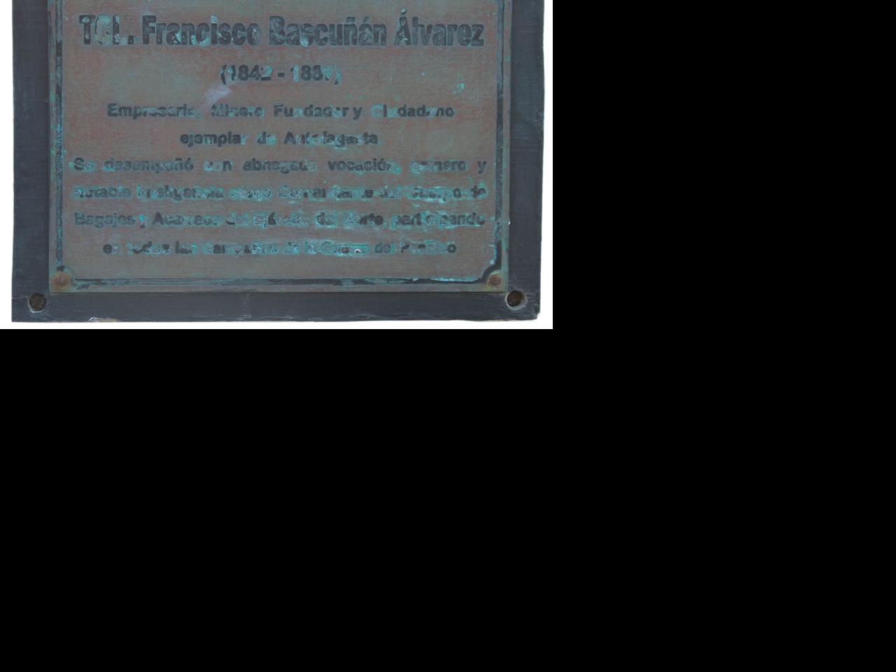 Imagen del monumento Francisco Bascuñan Álvarez