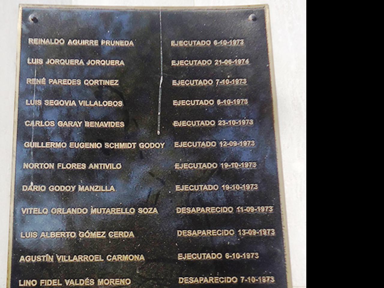 Imagen del monumento A Los Detenidos Desaparecidos