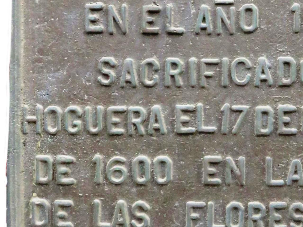 Imagen del monumento Giordano Bruno