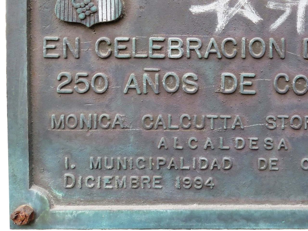 Imagen del monumento En Celebración A Los 250 Años De Copiapó