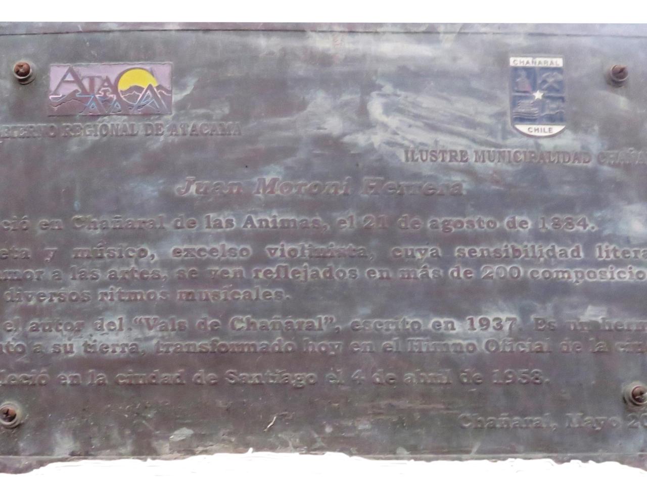 Imagen del monumento Juan Moroni Herrera
