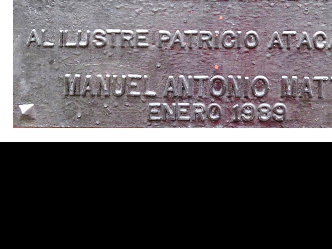 Imagen del monumento Manuel Antonio Matta G.