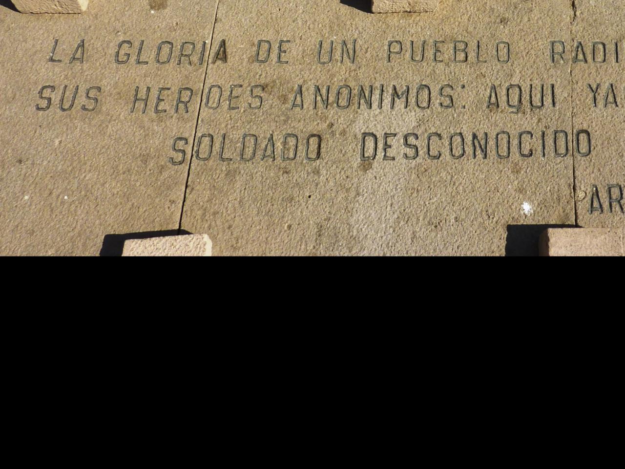 Imagen del monumento Soldado Desconocido