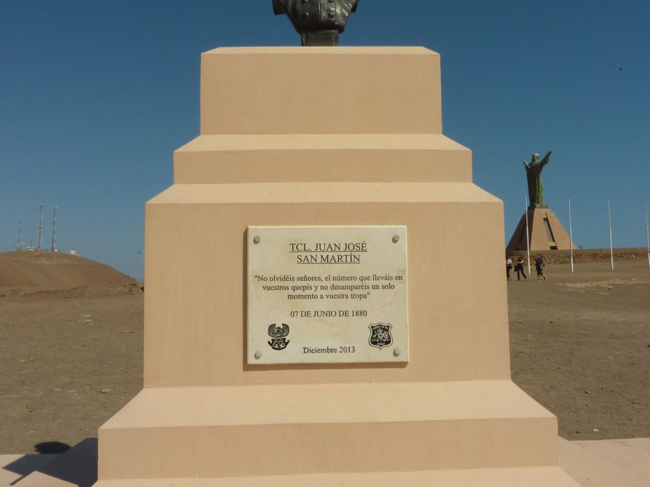 Imagen del monumento TCL. Juan José San Martín