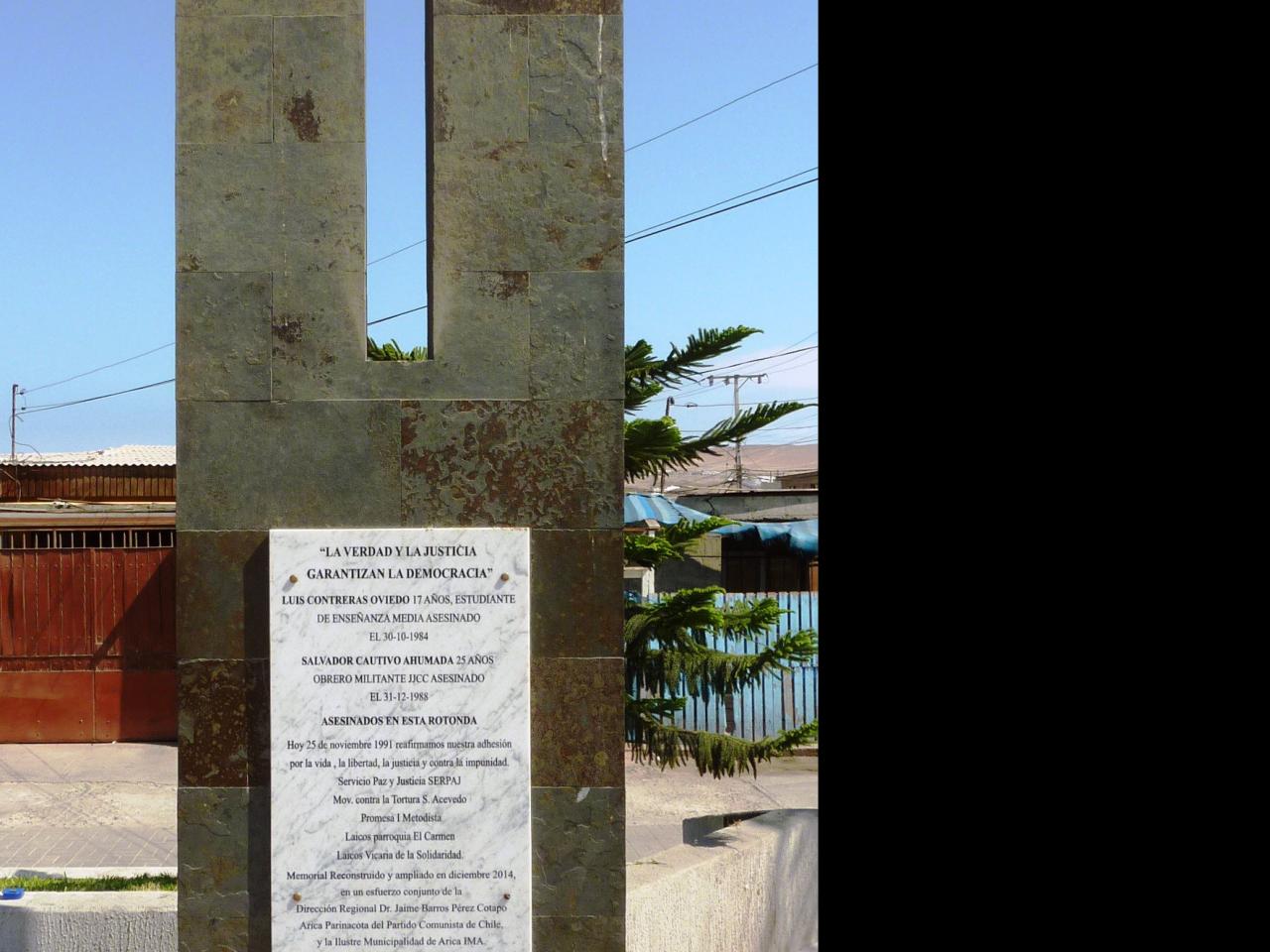 Imagen del monumento Salvador Cautivo Y Luis Contrera- Víctimas De La Dictadura