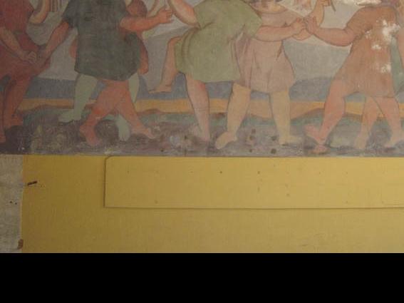 Imagen del monumento &amp;quot;La ronda&amp;quot; de la ex Escuela Rebeca.