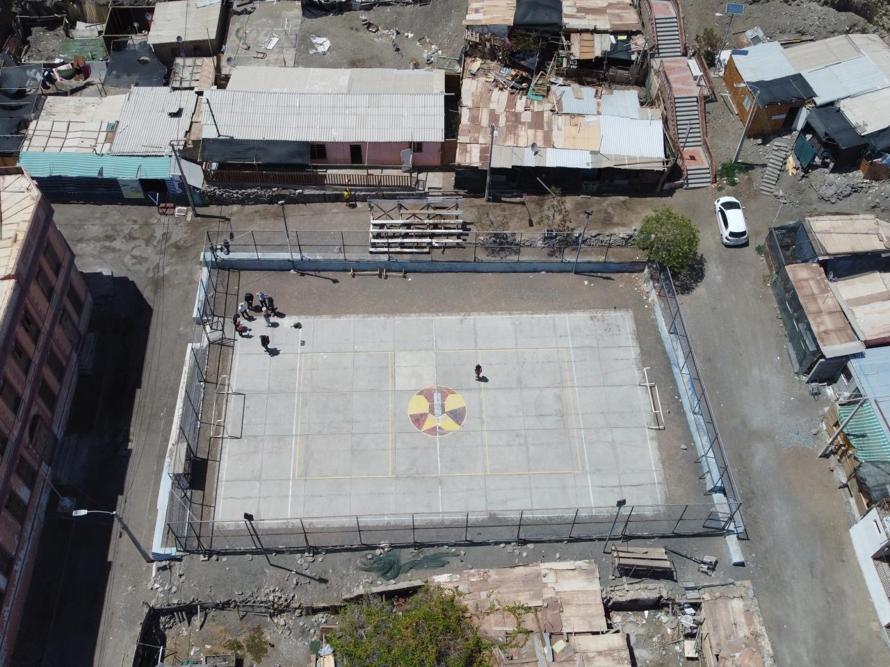 Imagen del monumento Multicancha deportiva de Pisagua