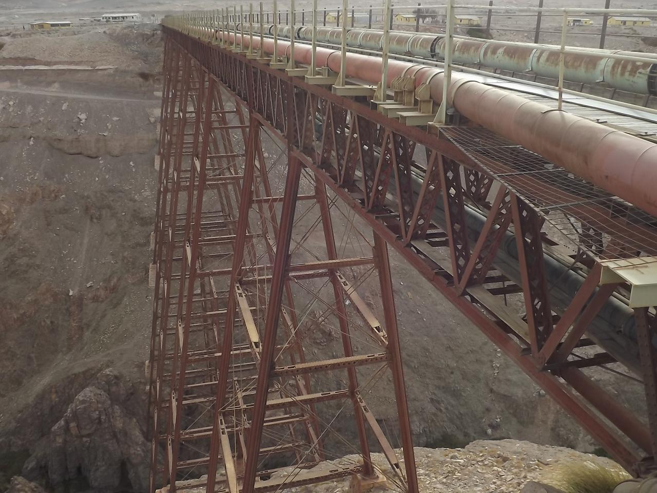 Imagen del monumento Viaducto de Conchi sobre el río Loa