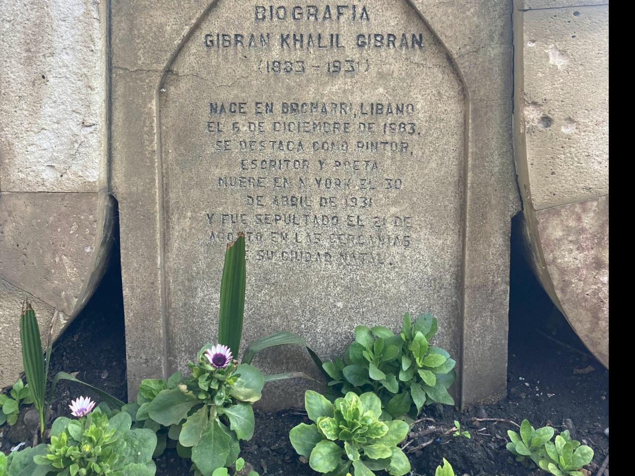 Imagen del monumento Gibran Kalil Gibran