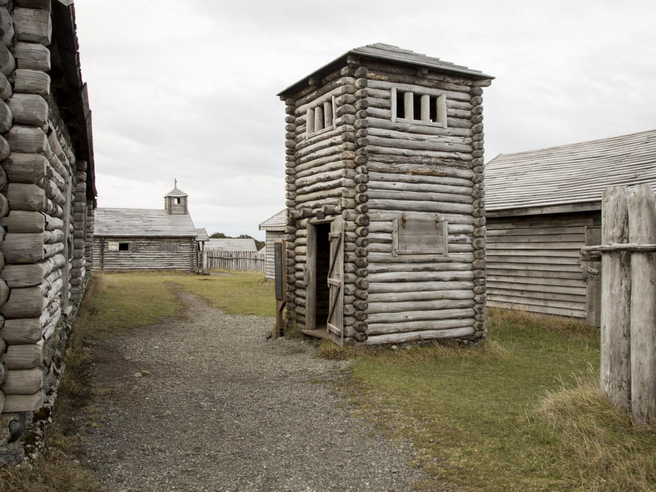 Imagen del monumento Fuerte Bulnes y toda la península denominada Punta Santa Ana