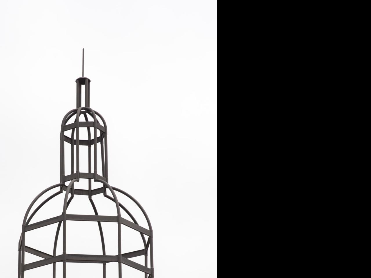 Imagen del monumento Torre, atrio y uno de los muros perimetrales de la Iglesia de la Inmaculada Concepción