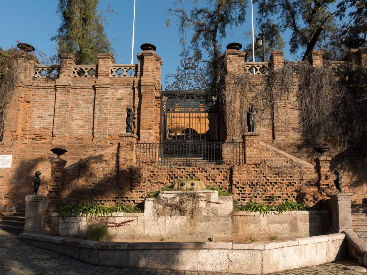 Imagen del monumento Cerro Santa Lucía de Santiago