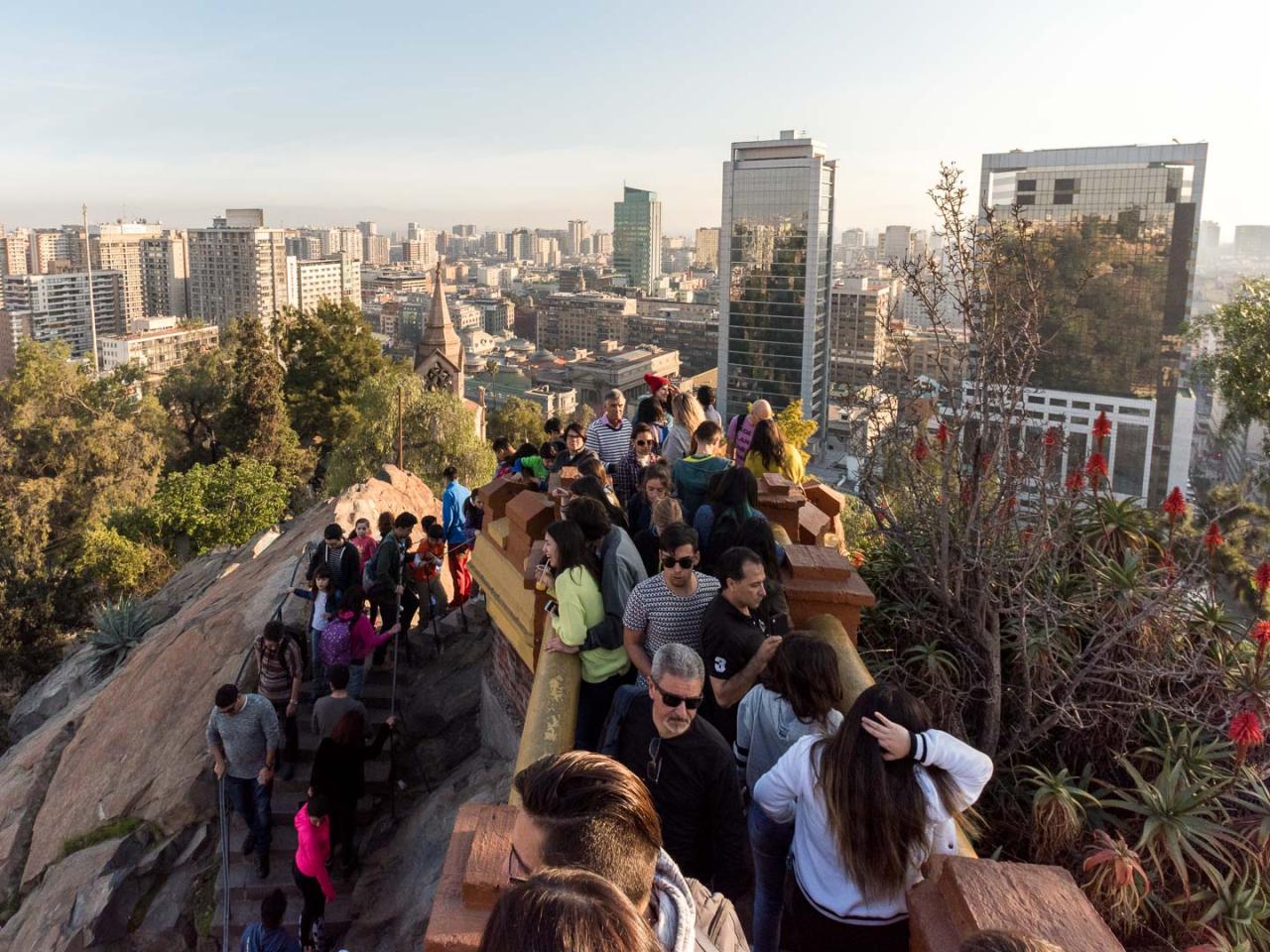 Imagen del monumento Cerro Santa Lucía de Santiago