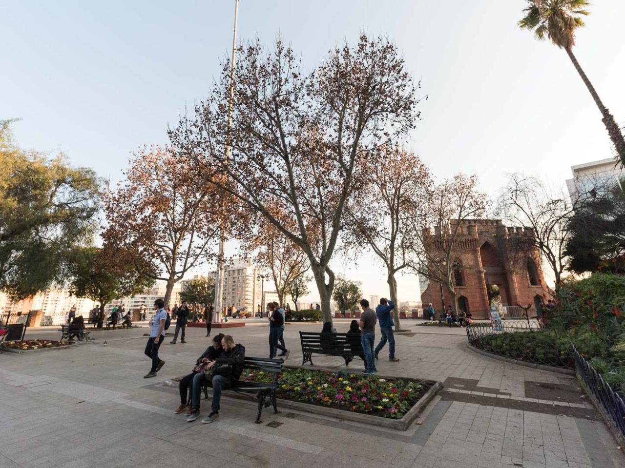 Imagen del monumento Cerro Santa Lucía de Santiago