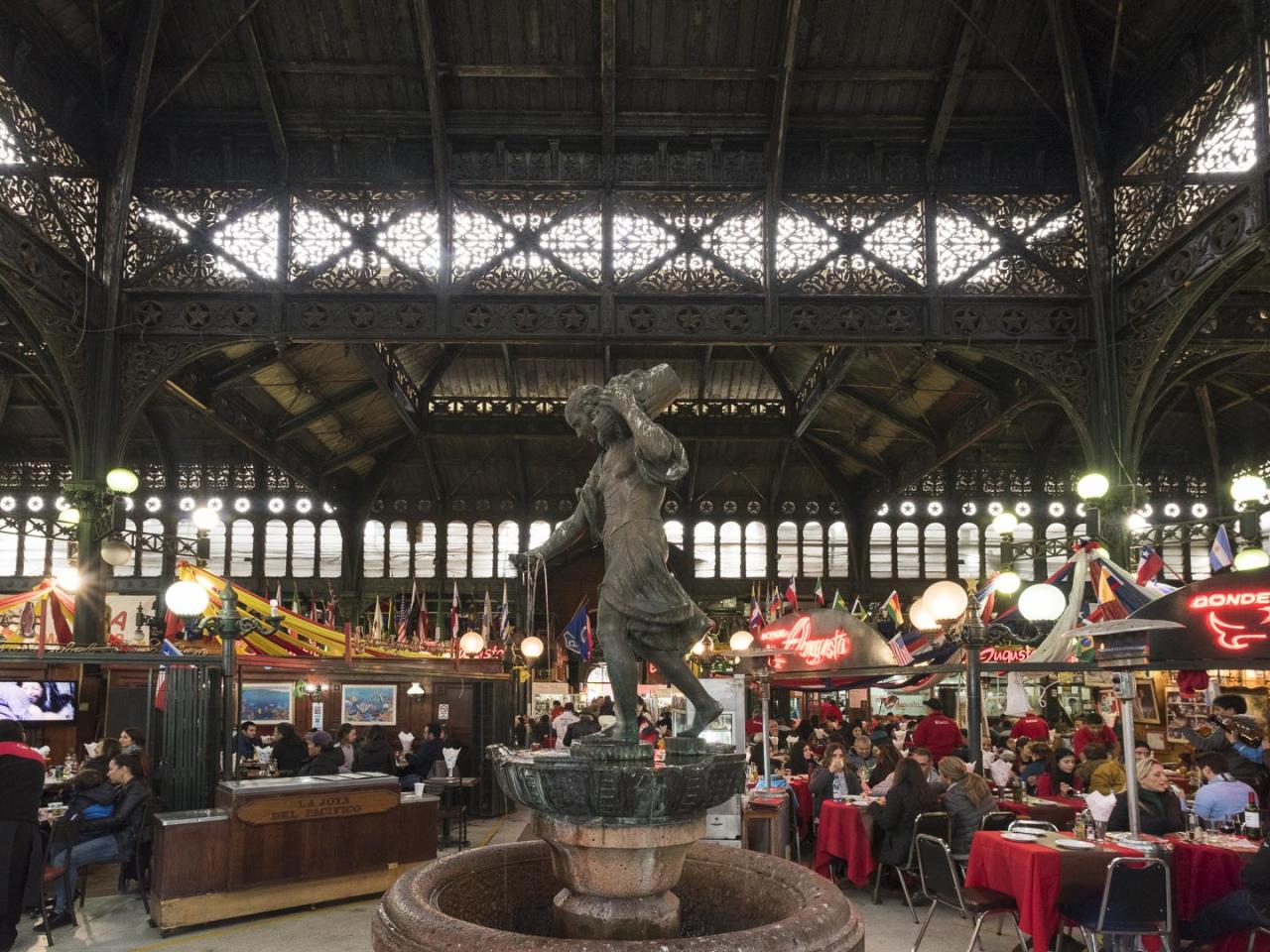 Imagen del monumento Edificio del Mercado Central de Santiago