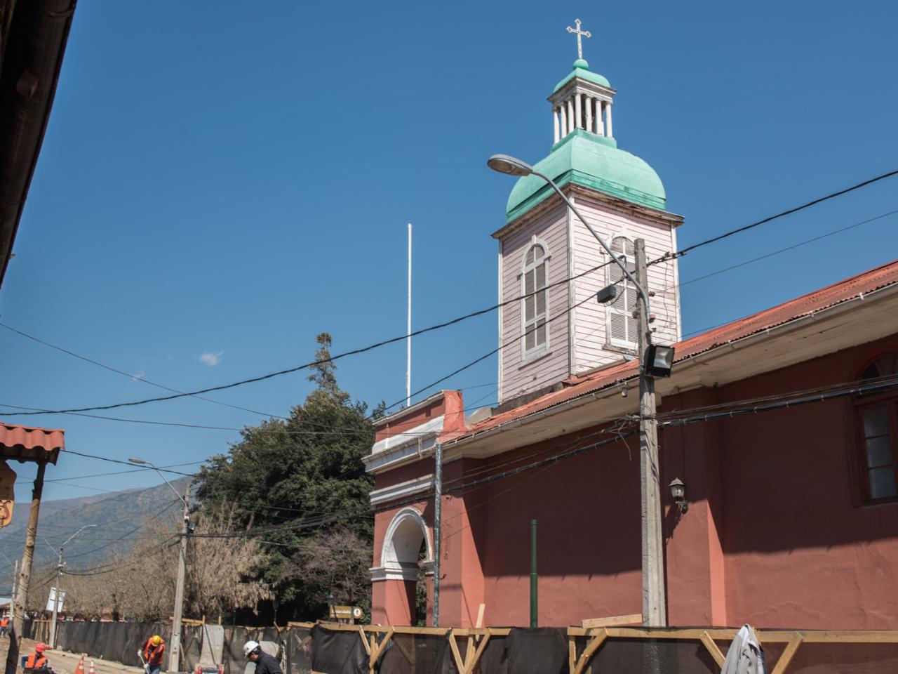 Imagen del monumento Iglesia de San José de Maipo y su casa parroquial