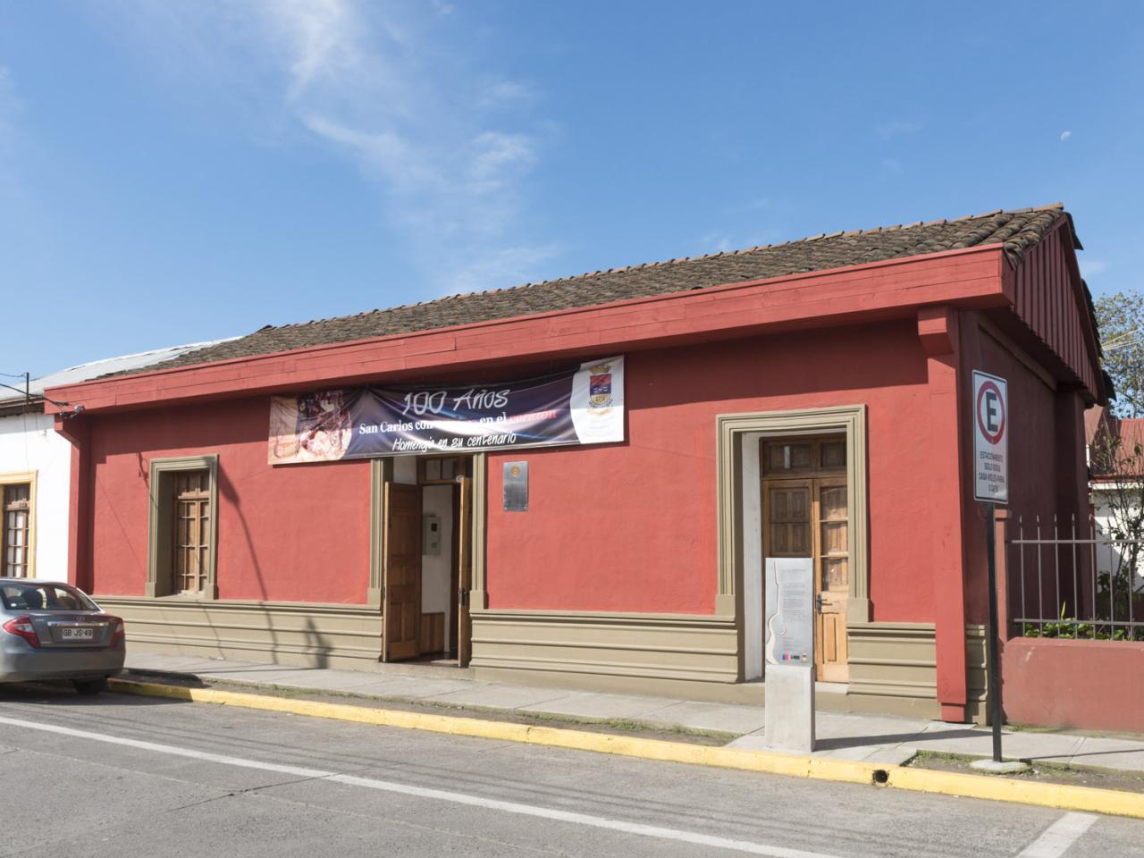 Imagen del monumento Casa donde nació Violeta Parra