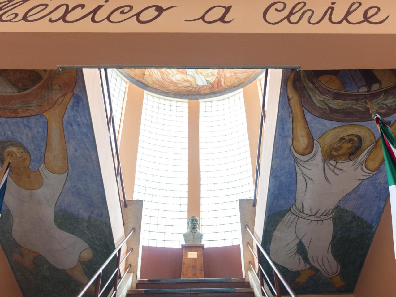 Imagen del monumento Murales de la Escuela México