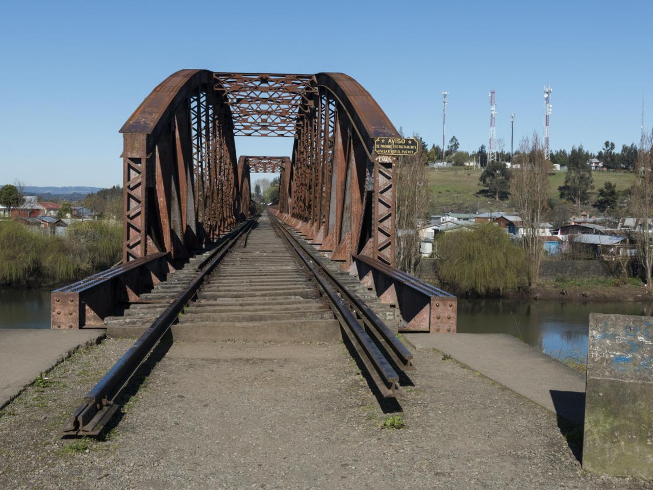 Imagen del monumento Puente Ferroviario sobre el río Chol Chol