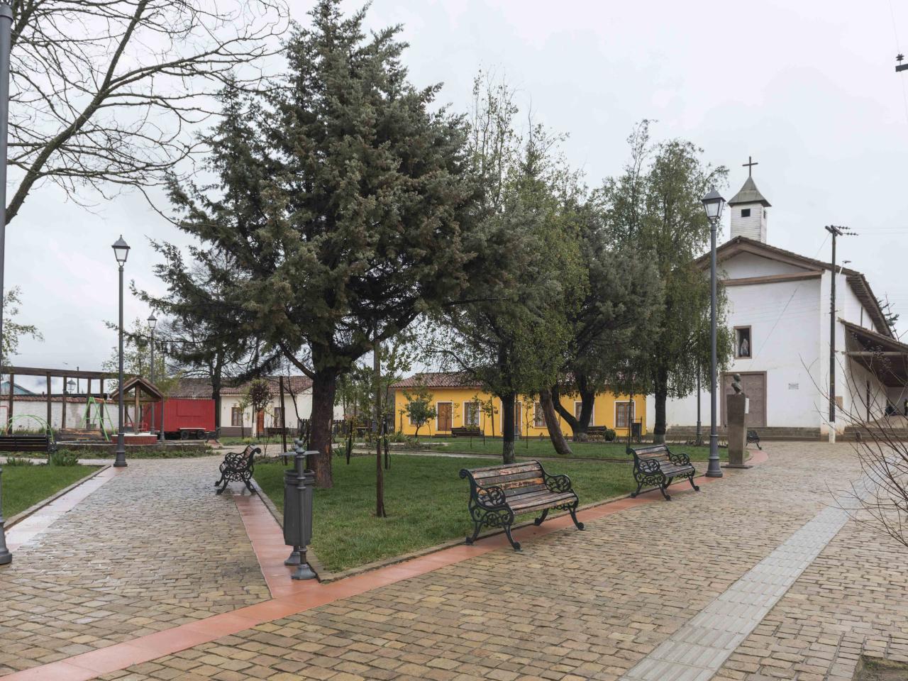Imagen del monumento Radio urbano con sus límites actuales del Pueblo de Nirivilo