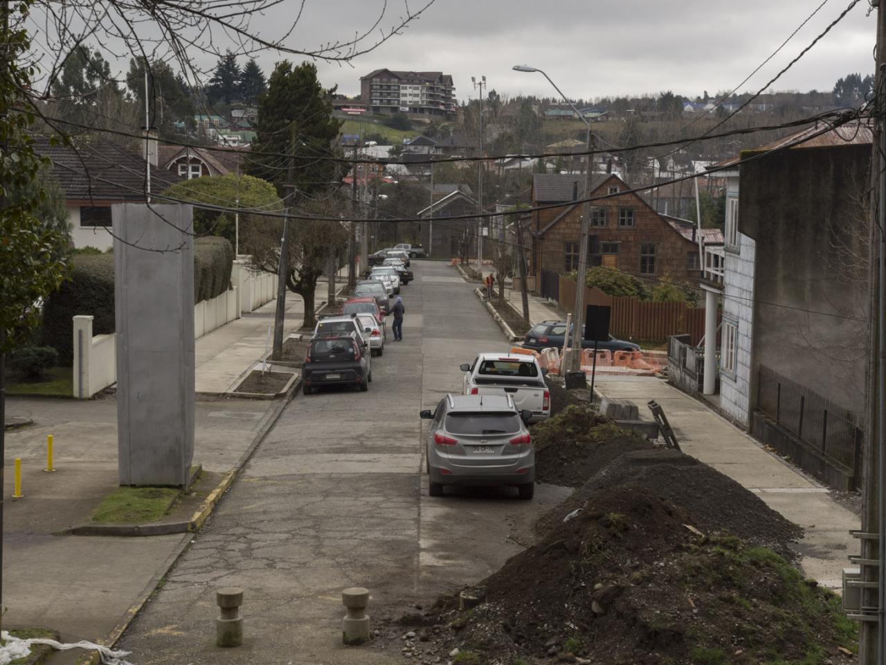 Imagen del monumento Sector que indica de la ciudad de Puerto Varas