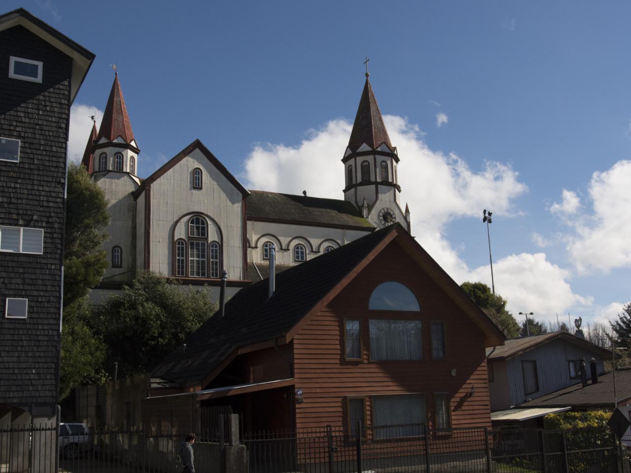Imagen del monumento Sector que indica de la ciudad de Puerto Varas