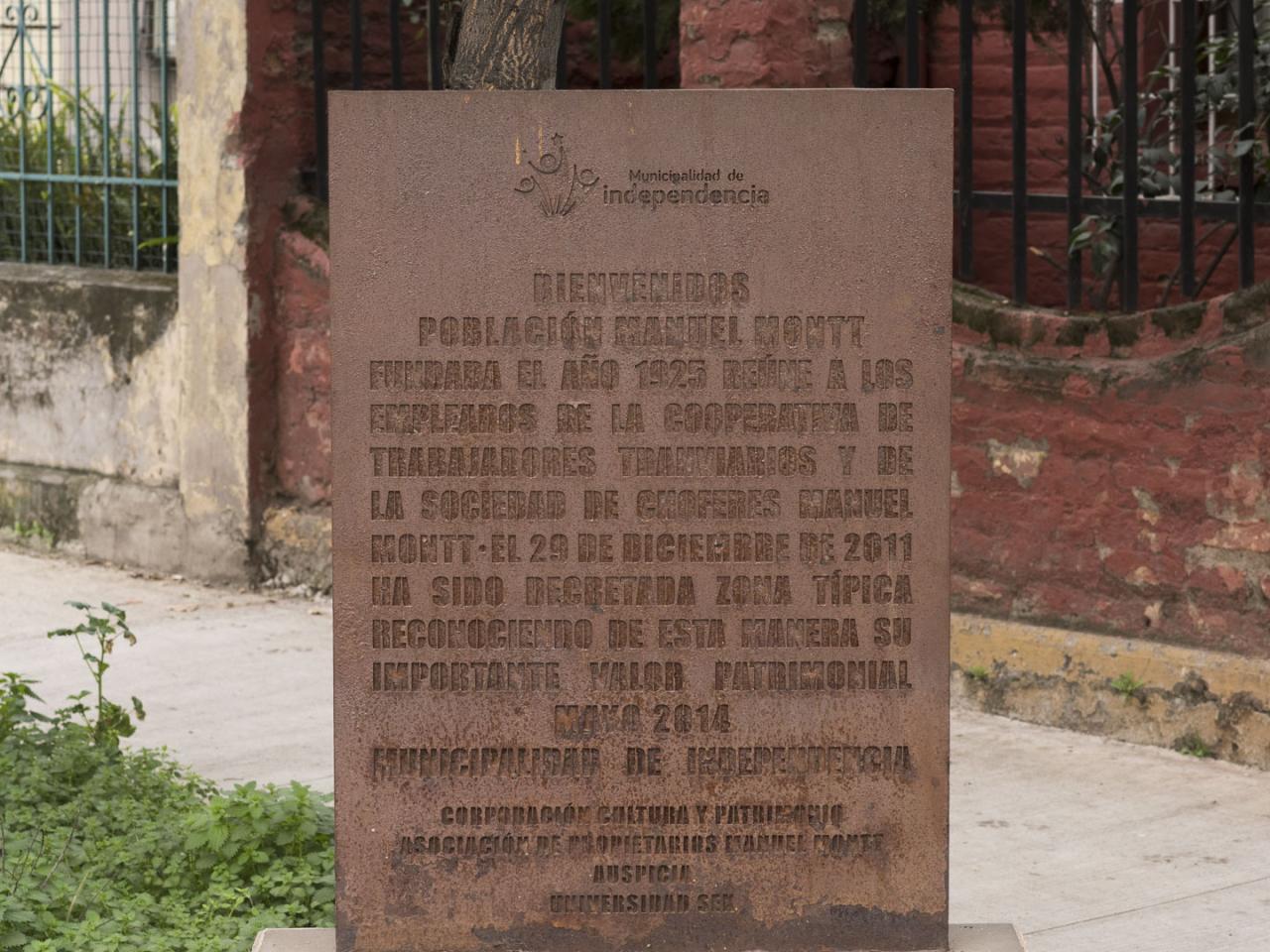 Imagen del monumento Población Manuel Montt