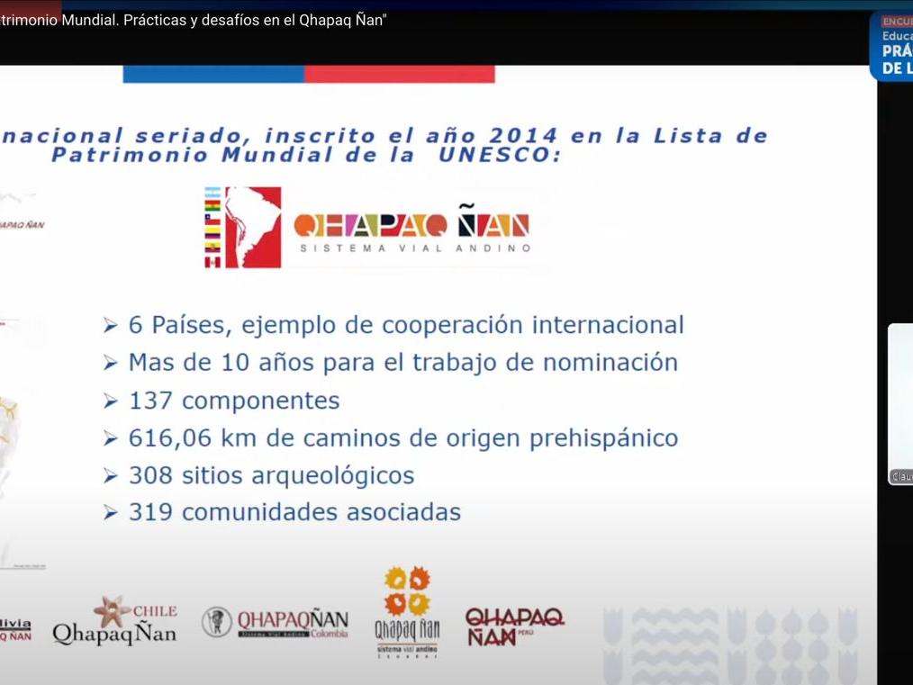 Imagen de  Encuentro Internacional destaca desafíos de la educación patrimonial a 10 años del Qhapaq Ñan como Sitio de Patrimonio Mundial