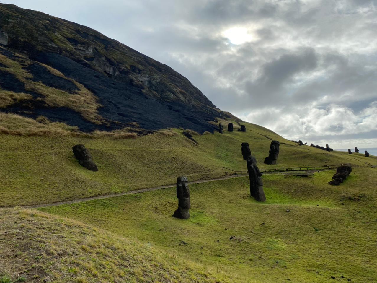 Imagen de  INCENDIO EN VOLCÁN RANO RARAKU