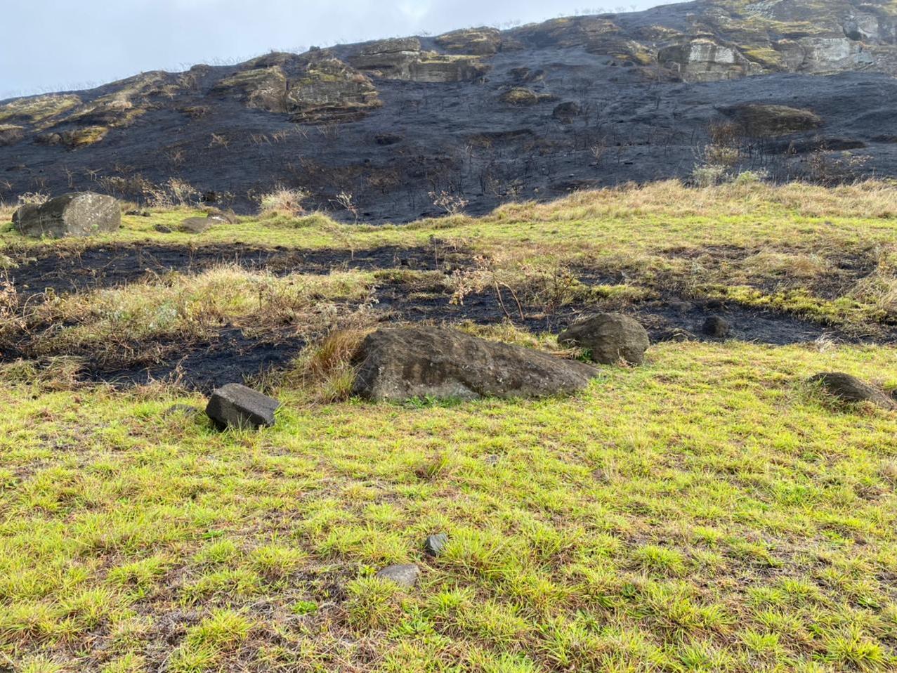 Imagen de  INCENDIO EN VOLCÁN RANO RARAKU