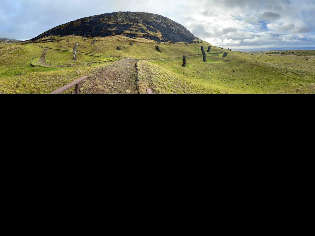 Imagen de  INCENDIO EN VOLCÁN RANO RARAKU