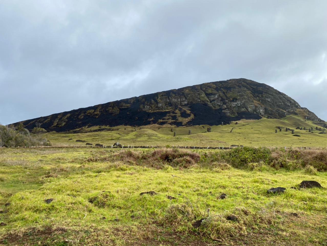 Imagen de  INCENDIO EN VOLCÁN RANO RARAKU