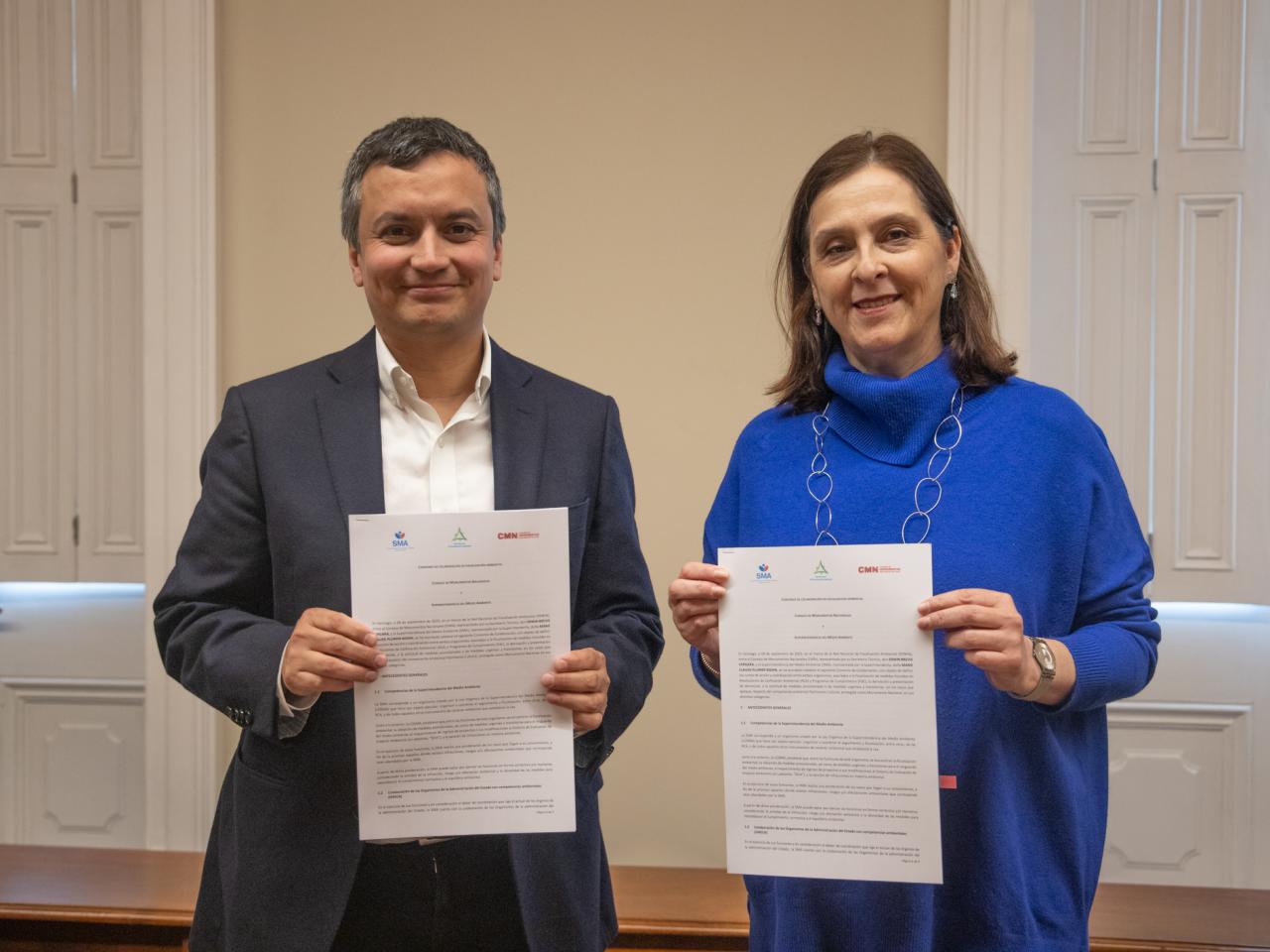 Imagen de CMN y Superintendencia de Medio Ambiente suscriben convenio de colaboración para coordinar la fiscalización ambiental