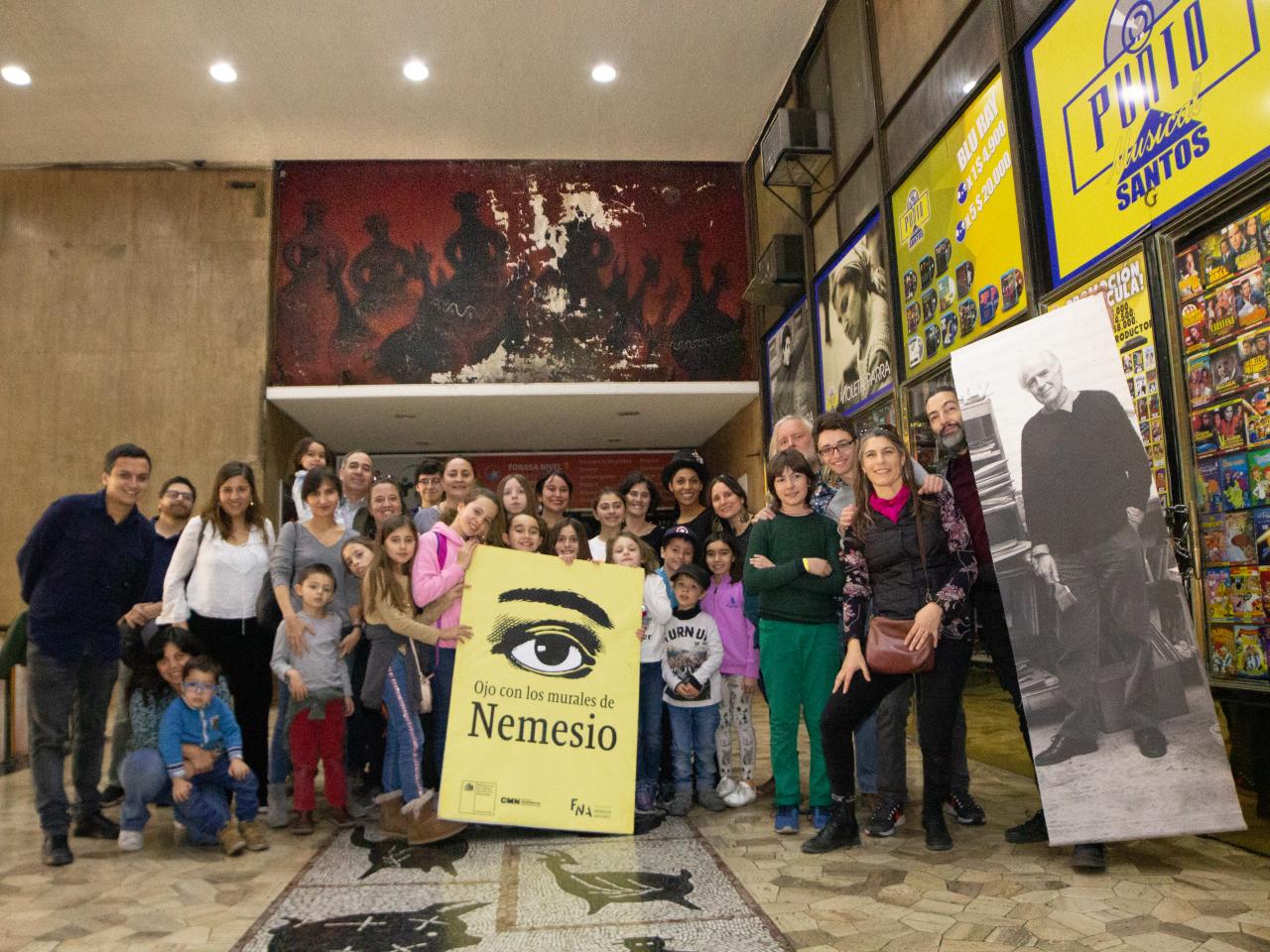 Imagen de Comenzaron los trabajos para recuperar murales de Nemesio Antúnez