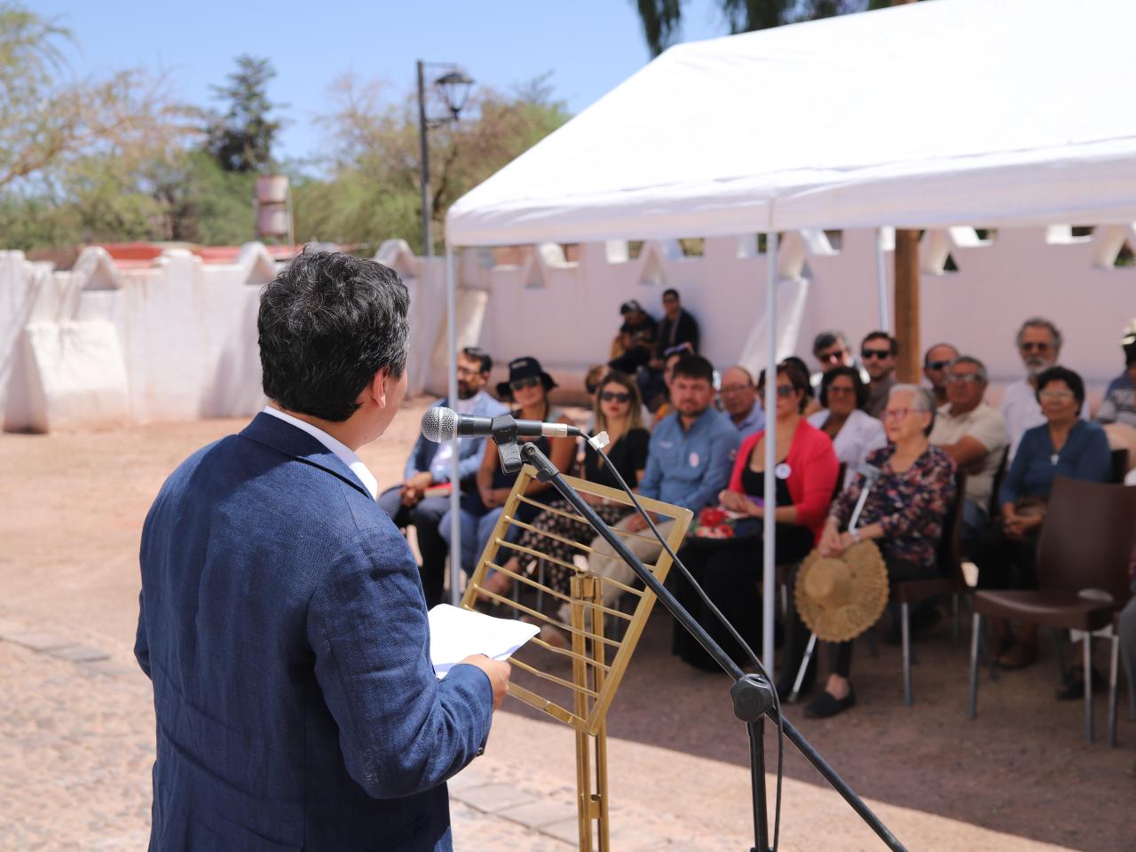 Imagen de Consejo de Monumentos Nacionales inaugura obras que protegerán la estructura de la Iglesia de San Pedro de Atacama