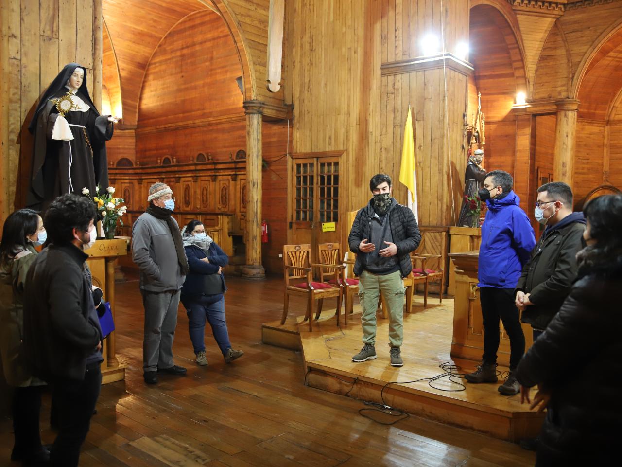 Imagen de Intensa agenda del CMN en Chiloé: equipo técnico visitó iglesias del Sitio de Patrimonio Mundial