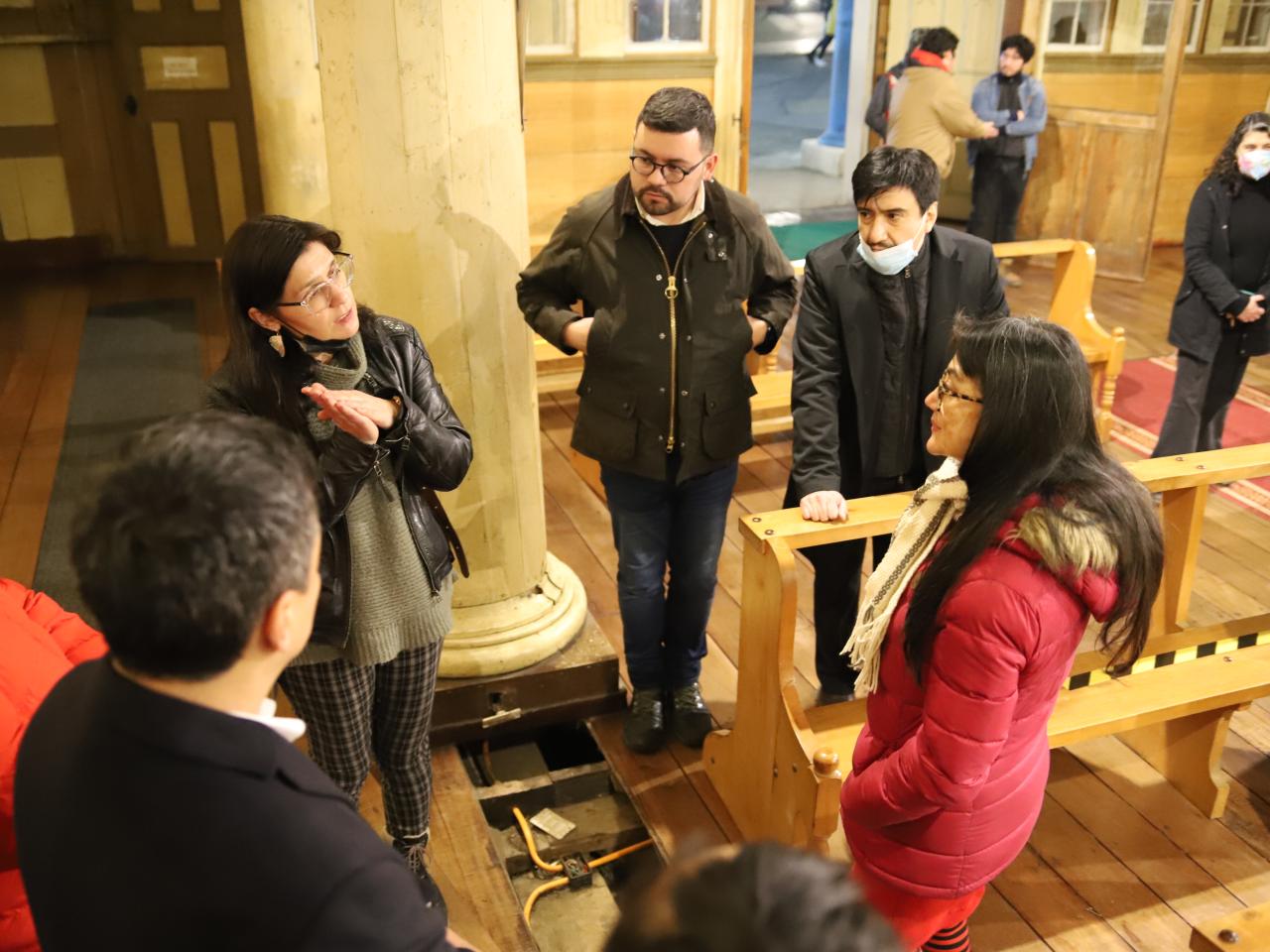 Imagen de Intensa agenda del CMN en Chiloé: equipo técnico visitó iglesias del Sitio de Patrimonio Mundial