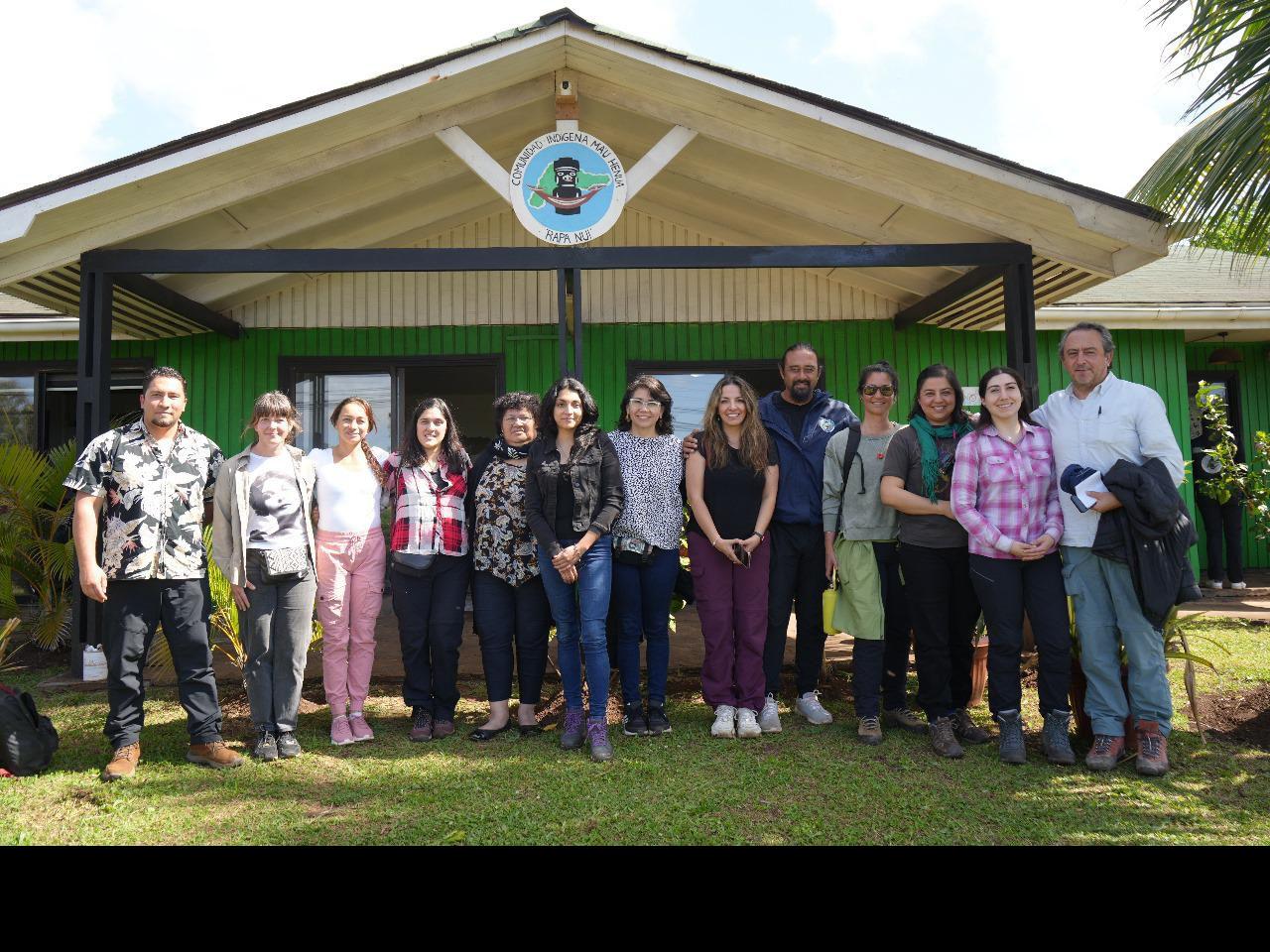 Imagen de Visita técnica del CMN, ST CMN, CNCR y CNSPM  a Rapa Nui