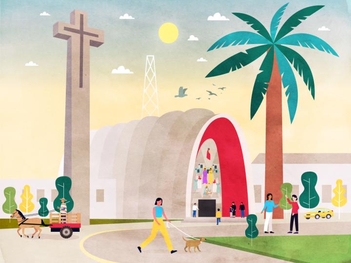 Ilustración Catedral de Chillán