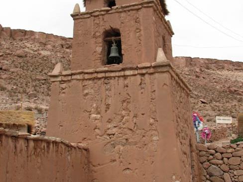 Imagen del monumento Iglesia y campanario de Caspana
