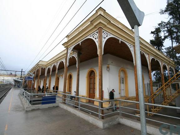 Imagen del monumento Edificio de la Estación de los ferrocarriles del Estado de la ciudad de San Bernardo