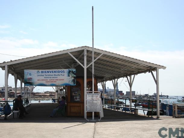 Imagen del monumento Antiguo Muelle de pasajeros del Puerto de Iquique
