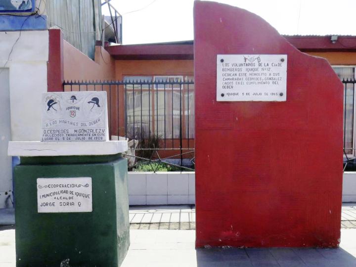 Imagen del monumento A Los Mártires Del Deber O. Céspedes y M. González