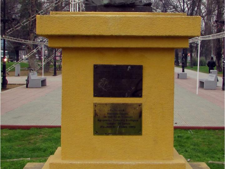 Imagen del monumento Mahatma Gandhi