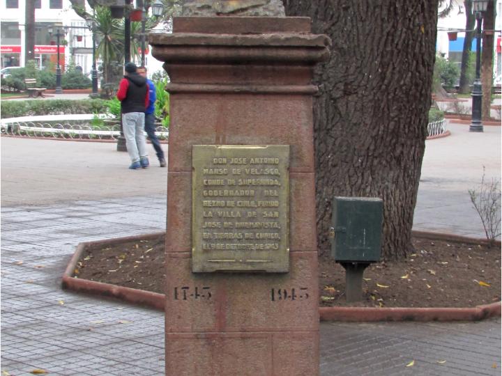 Imagen del monumento Jose Antonio Manso De VeLasco