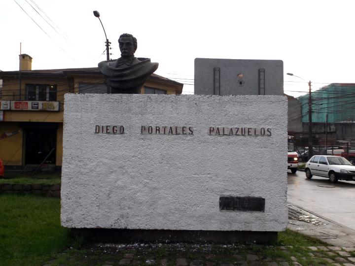 Imagen del monumento Diego Portales PaLazuelos