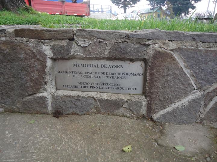 Imagen del monumento Memorial En HomenajeDe Los Detenidos Desaparecidos Y Ejecutados Políticos Región De Aysén