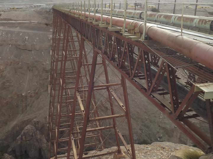 Imagen del monumento Viaducto de Conchi sobre el río Loa