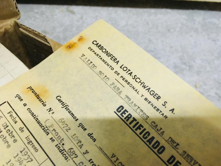 Imagen del monumento Los archivos de la Empresa Nacional del Carbón ENACAR